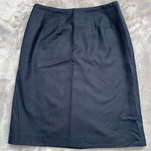 Murphy and Hartelius wool Blend pencil skirt Women’s size 12 lined black zip